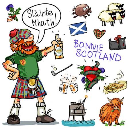 Slainte cartoon